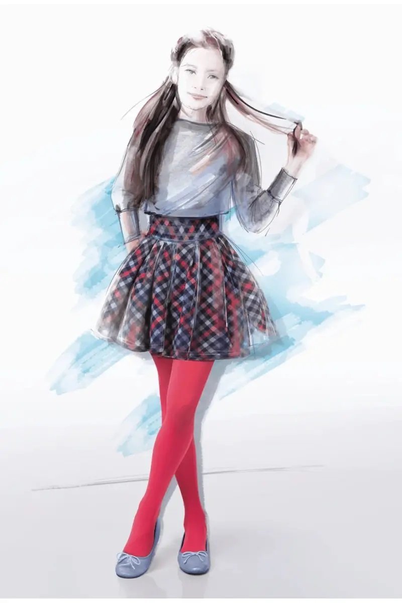 Rajstopy dziewczęce białe z mikrofibry 60den komunijne komunia Gatta Rosabella wzrost 152-158