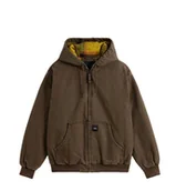 Kurtki męskie - Vans Kurtka Męska Eli Workwear Canvas Full Zip Coal Brown VN000P79EMP1 XL - miniaturka - grafika 1