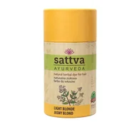 Farby do włosów i szampony koloryzujące - SATTVA Sattva Ayurveda Farba Do Włosów Jasny Blond 150G SAT871 - miniaturka - grafika 1