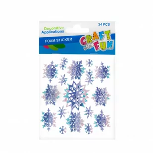 Craft with Fun Ozdoba dekoracyjna Eva Gwiazdki samoprzylepna 34szt 12/288 - Pozostałe akcesoria dla plastyków - miniaturka - grafika 1