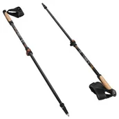 Kije trekkingowe - Kijki do nordic walking NILS NW8613 (93 - 125 cm) Czarno-złoty - miniaturka - grafika 1