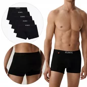 Majtki męskie - BOKSERKI MĘSKIE dopasowane sportowe 5BMH-011 5pak wygodne Atlantic *S - miniaturka - grafika 1