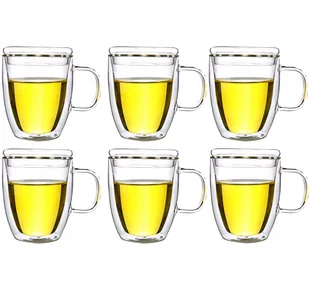 Szklanka Termiczna Pokrywką Zaparzania 6Szt 375Ml - Szklanki - miniaturka - grafika 1