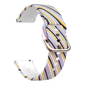 Akcesoria do smartwatchy - PASEK DO ZEGARKA SMARTWATCH 20MM DO SAMSUNG GALAXY WATCH 42MM / 2 41MM / 4 5 / HUAWEI WATCH GT 2 42MM / GT 3 42MM / AMAZFIT BIP GTS 4 3 2 MINI - miniaturka - grafika 1