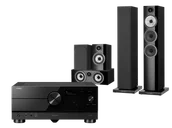 Kino domowe - Yamaha RX-A6A (czarny) + 704 S3 (czarny) + 707 S3 (czarny) + HTM72 S3 (czarny) - miniaturka - grafika 1