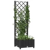 Donice - Czarna donica ogrodowa z pergolą D5-G64 - miniaturka - grafika 1