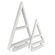 Choinki - be4nature Ozdoba świąteczna Choinka drewniana sosnowa - zestaw 2 sztuk biały - miniaturka - grafika 1