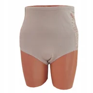 Majtki damskie - Majtki Plus Size Figi Wysokim Stanem Wyszczuplające Bawełniane Koronka 4Xl - miniaturka - grafika 1