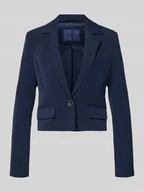 Marynarki i żakiety damskie - Żakiet o skróconym kroju z kołnierzem z połami model 'Leila' - miniaturka - grafika 1