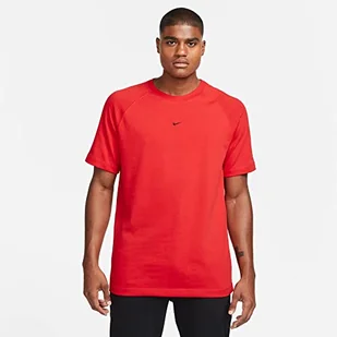 Nike Mens Short Sleeve Top M Nk Strke22 Thicker Ss Top, University Red/Black, DH9361-657, XL - Koszulki i topy damskie - miniaturka - grafika 1