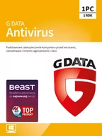 Gry PC Cyfrowe - Antywirus G DATA -  1 PC, 1 rok - miniaturka - grafika 1