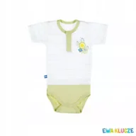 Body dla niemowląt - Body Z Krótkim Rękawem Cactus Polo Oliwka 86 Cm Eevi Outlet - miniaturka - grafika 1