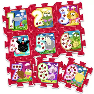 Unbekannt vedes puzzle mat cyfry-częściowy. Pianka PE 730 05 795 - Maty piankowe - miniaturka - grafika 1