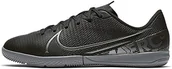 Piłka nożna - Nike Vapor 13 Academy Ic chłopięce buty piłkarskie, czarny - Czarny Black Mtlc Cool Grey Cool Grey 001-34 EU - miniaturka - grafika 1