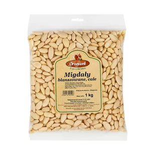 Migdały całe blanszowane Orzeszek - 500 g - Orzechy i nasiona - miniaturka - grafika 1