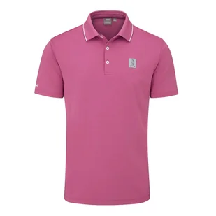 Męska koszulka golfowa Ping Mr. PING II Polo beet red - Golf - miniaturka - grafika 1