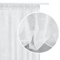 Firany - Firana 140 x 250 Dekoracyjna Blink Taśma Biały - miniaturka - grafika 1