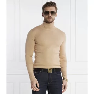 Karl Lagerfeld Wełniany golf | Slim Fit | z dodatkiem kaszmiru - Swetry męskie - miniaturka - grafika 1
