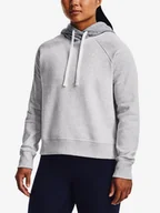 Bluzy sportowe damskie - Bluza damska Under Armour  Rival Fleece CB Hoodie-GRY XS - miniaturka - grafika 1