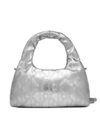 Torebki damskie - Calvin Klein Torebka Puffy Aop Mini Bag With Strap LV04F3444G Srebrny - miniaturka - grafika 1