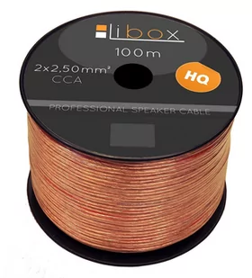 Libox KABEL GŁOŚNIKOWY CCA 2x2,50 LB0009 - Kable - miniaturka - grafika 1