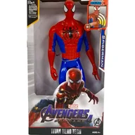 Figurki dla dzieci - SPIDERMAN DUŻA FIGURKA INTERAKTYWNA SPIDER MAN ŚWIATŁO DŹWIĘK AVENGERS - miniaturka - grafika 1