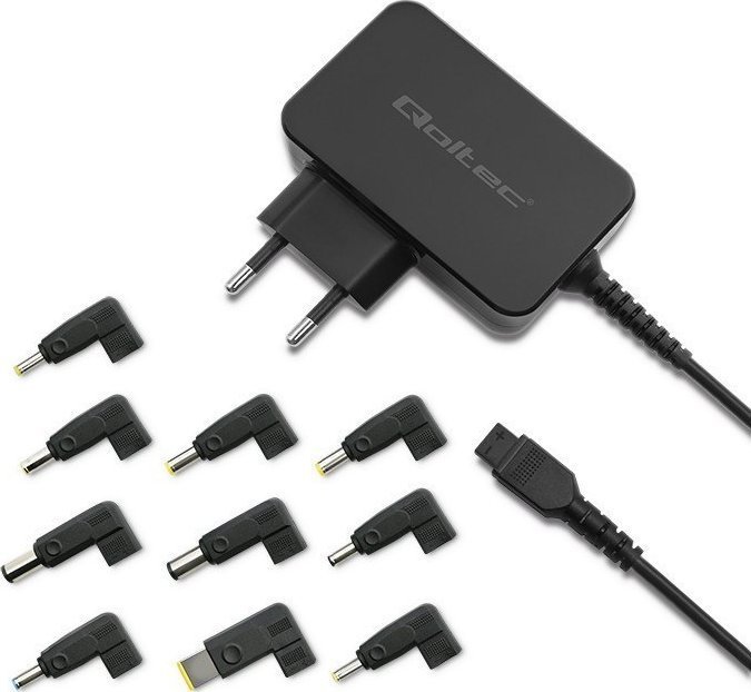 Zasilacz do laptopa Qoltec Uniwersalny zasilacz sieciowy 65W 10 wtyczek