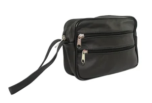 Saszetka Męska Skórzana Średnia MAGRE (PL) ANDRZEJ I BIS Skóra Naturalna 20 x 14 x 5 [cm] - Torby męskie - miniaturka - grafika 1