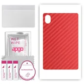 Akcesoria do tabletów i e-booków - folia naklejka skórka strukturalna na TYŁ do Umidigi G1 Tab - Carbon Czerwony - apgo SKINS - miniaturka - grafika 1