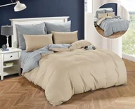 Pościel - Cotton World Pościel dwustronna 140x200 2cz. FBS2480 - miniaturka - grafika 1