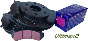 Przednie klocki Ultimax2 + NAWIERCANE NACINANE tarcze hamulcowe EBC seria GD Chevrolet Tahoe 2000-2006 - Tarcze hamulcowe - miniaturka - grafika 14