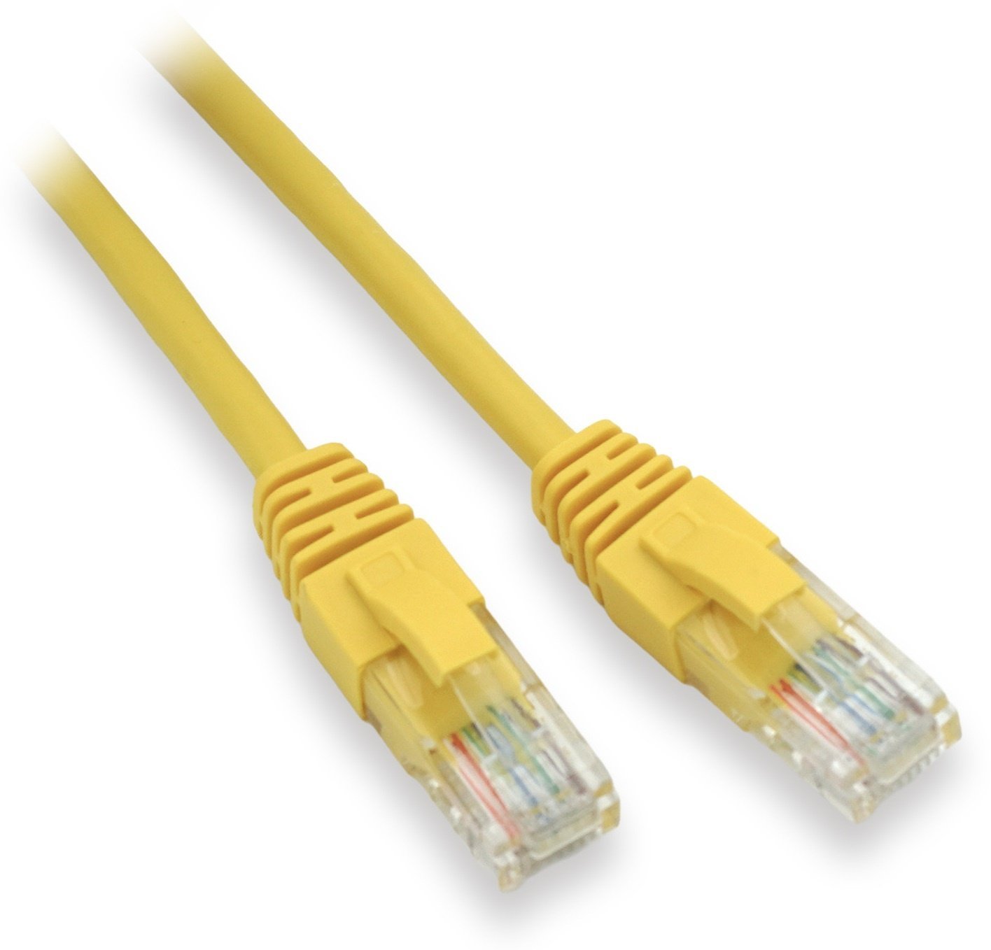 Lynx CS Patchcord, Cat 5e, UTP, PVC, CCA, żółty, 0.1m, 10 szt. LX-UTP5E-0010-YELLOW