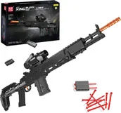 Klocki - KLOCKI KONSTRUKCYJNE MOULD KING 14026S BROŃ KARABIN AUTOMAT MK-14 1656 EL. - miniaturka - grafika 1