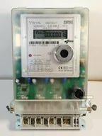 Liczniki energii elektrycznej - Licznik regenerowany 3 fazowy elektroniczny 16EC3rn 5/80A, napięcie 3X230/400, wzorcowany - miniaturka - grafika 1