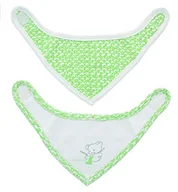 Akcesoria i dodatki do ubrań dla dzieci - Baby Love Bandana, dzianina, zielona - miniaturka - grafika 1