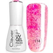 Lakiery hybrydowe - Luxury lakier hybrydowy z drobinkami holograficznymi 114 Deliciousa 10ml - miniaturka - grafika 1