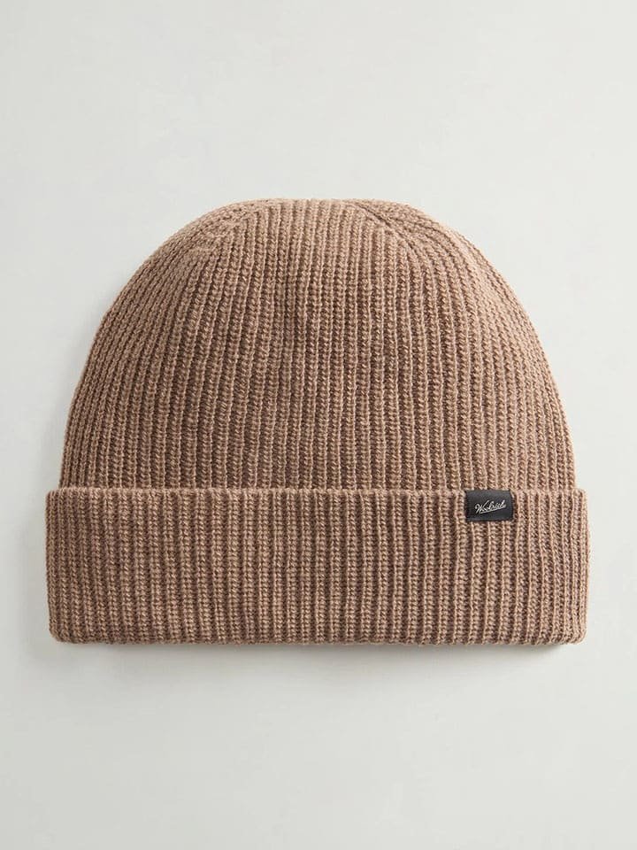 Woolrich Czapka w kolorze karmelowym