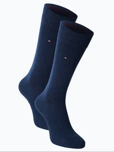 Tommy Hilfiger Skarpety pakowane po 2 szt. Mężczyźni Bawełna niebieski jednolity, 39-42 - Skarpetki męskie - miniaturka - grafika 1