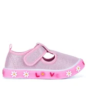 Buty dla dziewczynek - Kapcie Nelli Blu CF2500-3(DZ) Różowy - miniaturka - grafika 1