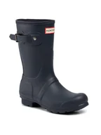 Kalosze damskie - Hunter Kalosze Original Short WFS1000RMA Granatowy - miniaturka - grafika 1