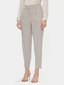 Spodnie damskie - Vero Moda Chinosy Wendy 10301440 Szary Tapered Fit - miniaturka - grafika 1