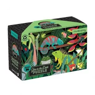Mudpuppy Puzzle Świecące w Ciemności Żaby i Jaszczurki 100 Elementów 5+ - Puzzle - miniaturka - grafika 1
