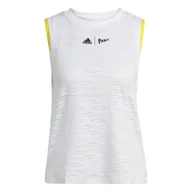Koszulki sportowe damskie - Damski podkoszulek adidas  London Match Tank White S - miniaturka - grafika 1