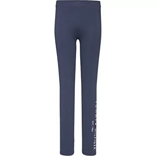 Legginsy - Tommy Hilfiger Legginsy granatowe o zmierzchu, Ciemna granatowa, 9 miesi?cy - grafika 1