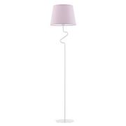 Lampy stojące - Lampa stojąca do salonu, Fogo, 37x174 cm, jasnofioletowy klosz - miniaturka - grafika 1