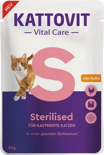 Kattovit Vital Care Sterilised 12x85g - Mokra karma dla kotów - miniaturka - grafika 2