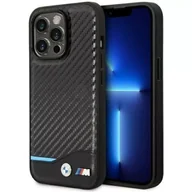 Etui i futerały do telefonów - Etui na telefon BMW BMHMP14L22NBCK do Apple iPhone 14 Pro 6,1" czarny/black Carbon MagSafe - miniaturka - grafika 1