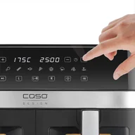 Frytkownice - Caso Air Fryer DuoChef Power 2200 W Capacity 14 L Black 03186 - miniaturka - grafika 1