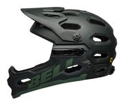 Kaski rowerowe - BELL kask rowerowy full face SUPER 3R MIPS matte green BEL-7126667 - miniaturka - grafika 1