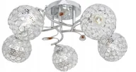 Lampy sufitowe - Lampa Led sufitowa żyrandol plafon Led Kryształki Oprawa Led - miniaturka - grafika 1